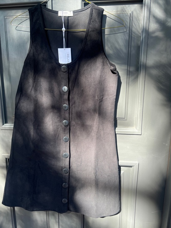 La Relaxed Dresses & Skirts - La Relaxed Jemima Black Cord Jumper